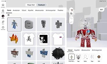 kalem: Roblox hesabı – çoxlu ödənişli aksessuar və geyimlərlə dolu kolleksiya — 3