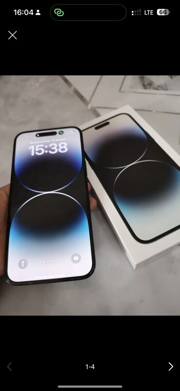 телефон айфон 13 про мах: IPhone 14 Pro Max, Б/у, 128 ГБ, Black Titanium, Зарядное устройство, Защитное стекло, Кабель, 88 %