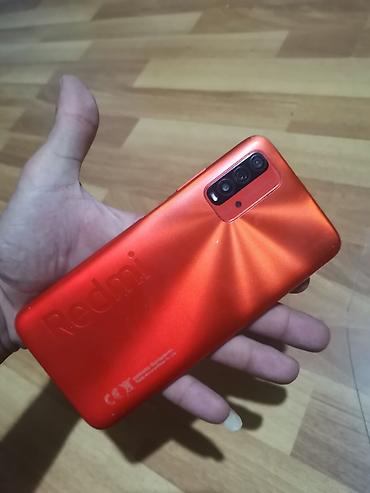 herbi telefon: Redmi 9T, 64 GB, rəng - Narıncı, Barmaq izi — 6