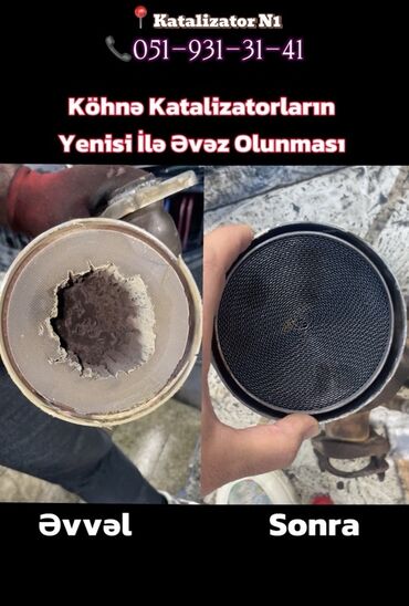 ford ehtiyat hissələri ayna sultanova: Köhnə katalizatorların yenisi ilə əvəz olunması xidməti təklif olunur