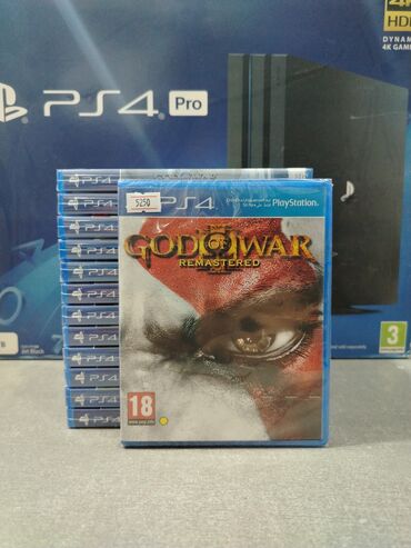 Oyun diskləri və kartricləri: Ps4 üçün god of war remastered oyun diski. Tam yeni, original