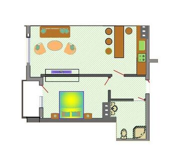 Yeni tikili: 2 otaqlı, Yeni tikili, 61 kv. m — 3