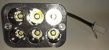 potencija: LED far/poziciono svetlo za električni trotinet/skuter - Pravougaoni — 1