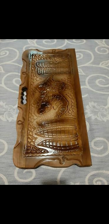 Nərdlər: Məhsul: Əl işı nərd taxtası Təsvir: - Tamamilə ağacdan hazırlanan — 8