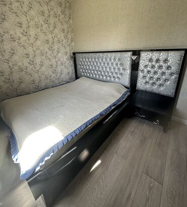 мебель ikea: Уктоочу бөлмө гарнитуру, Колдонулган, Эки кишилик керебет, Туркия, Өзү алып кетүү, түсү - Кызгылт