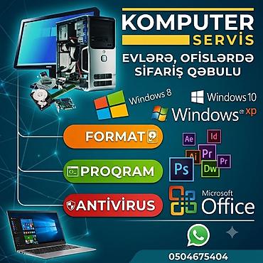 komputer ustası: Evlerde və ofislərdə Xidmət: Noutbuk/PC üçün Windows quraşdırılması və — 1