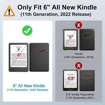 Elektron kitablar: All new Amazon Kindle 2022 model üçün üzlüklər. Yalnız Kindle 2022 -da lalafo.az — 2 Elektron kitablar: All new Amazon Kindle 2022 model üçün üzlüklər. Yalnız Kindle 2022 — 2