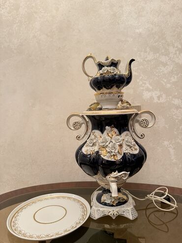 Samovarlar: Elektrikli samovar – dekorativ klassik dizayn - Material — 5