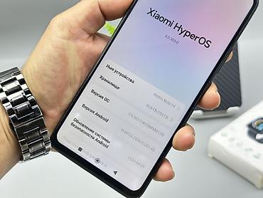 second hand mobile: Redmi, Redmi Note 14, Б/у, 256 ГБ, цвет - Черный, 2 SIM — 9