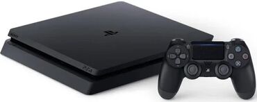 музыка на машину: Игровая консоль Sony PlayStation 4 Slim (чёрная) с беспроводным