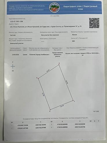 бишкек продаю дом село дордой 2: 8 соток, Курулуш, Кызыл китеп — 8