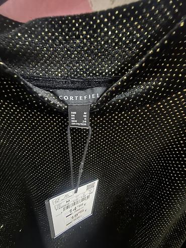 zara basic sako: Ženska svetlucava bluza / tanji džemper brenda **Cortefiel** — 2