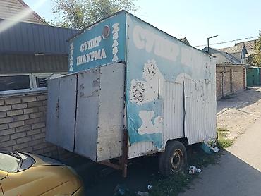 военный вагон: Передвижной киоск-прицеп «Супер шаурма» с окнами - Металлический — 2