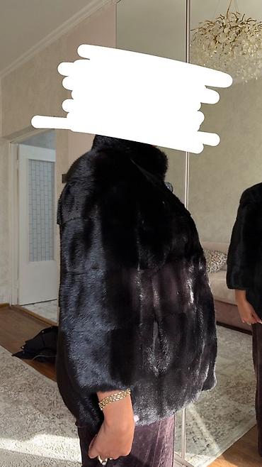 бу шуба: Шуба, Норка, Короткая модель, M, L — 2