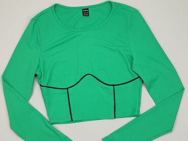 neonowy zielone t shirty: Top Shein, S, stan - Idealny