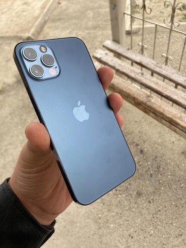 прокат плейстейшен 4: IPhone 12 Pro, 128 GB, Pacific Blue, Zəmanət, Face ID, Sənədlərlə