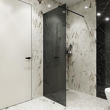 Душевые перегородки и ограждения: 🚿 Душевые перегородки из стекла Бишкек | Стеклянные душевые кабины | — 14