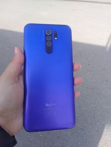 Xiaomi: Xiaomi Redmi 9, 64 GB, rəng - Göy, 
 Barmaq izi, İki sim kartlı