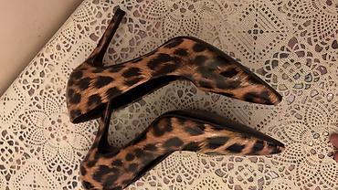 Туфли: Leopard naxışlı qadın klassik tuflilər - Brend/Model: Daxildə — 5