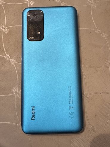 xiaomi redmi note 7 цена в баку: Xiaomi Redmi Note 11, 128 ГБ, цвет - Синий, 
 Гарантия, Отпечаток пальца, Две SIM карты