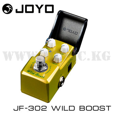 профессиональные музыкальные инструменты: Гитарная педаль эффектов joyo wild boost drive boost joyo wild boost