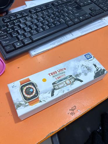t800 saat: T800 Ultra ağıllı saat (klon model) Xüsusiyyətlər: - 1.99" Infinite — 10