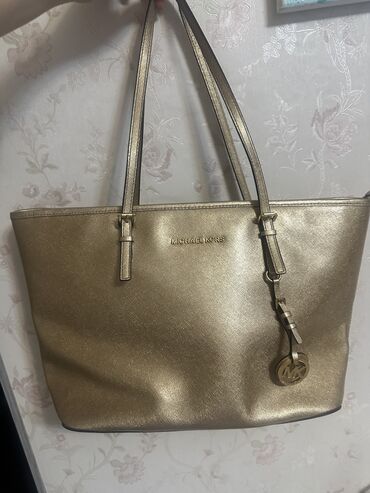 ремонт сумок: Сумка шоппер michael kors оригинал. Натуральная кожа - 42.5 x 16.5 x