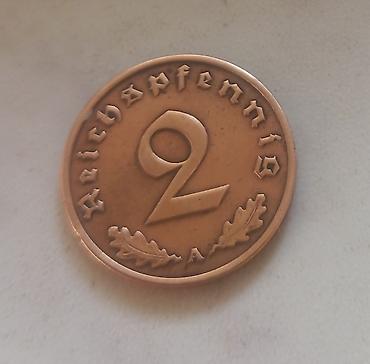 Sikkələr: Almaniya, 1940 – 2 Reichspfennig sikkəsi - Nominal: 2 Reichspfennig - — 2
