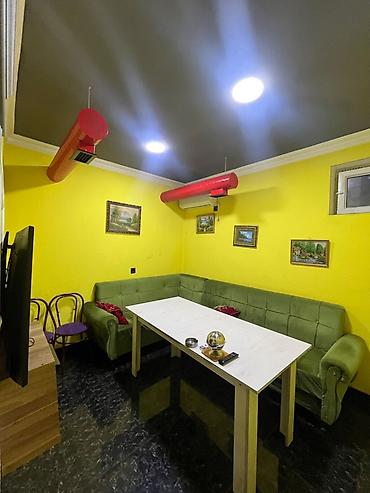 Sifarişlə restoran üçün masa və oturacaq dəstləri: Stullar ilə, Dördbucaq masa — 5