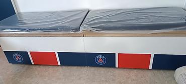 jesenji sesir za decu: PSG dečija soba – set nameštaja sa motivima Paris Saint‑Germain — 1