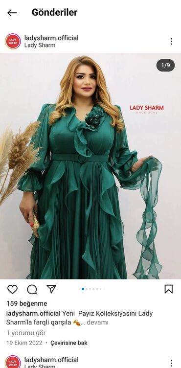 Ziyafət donları: Ziyafət donu,Lady sharmdan alınıb,bir dəfə geyilib42razmerdir — 5