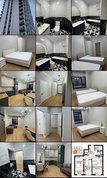 2 8: 3 комнаты, 80 м², 7 мкр Элитка, 15 этаж, Дизайнерский ремонт — 3