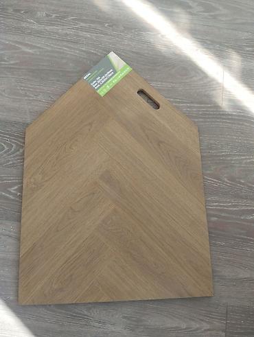 Дом и сад: Herringbone naxışlı döşəmə örtüyü (laminat/vinil panel nümunəsi) - — 1