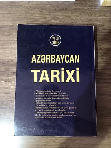 Kitablar və jurnallar: Məhsul: “Azərbaycan Tarixi” – abituriyentlər və VI–XI siniflər üçün — 2