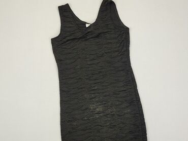 czarna dluga sukienka: Dress, C&A, 10 years, 134-140 cm, condition - Good