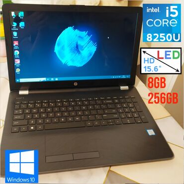 Ноутбуки: Ноутбук, HP, 8 ГБ ОЗУ, Intel Core i5, 15.6 ", Б/у, Для несложных задач, память SSD