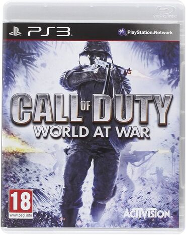 Oyun diskləri və kartricləri: PS3 oyunlar game Call of duty world at war Ufc2010 ikisi birlikde