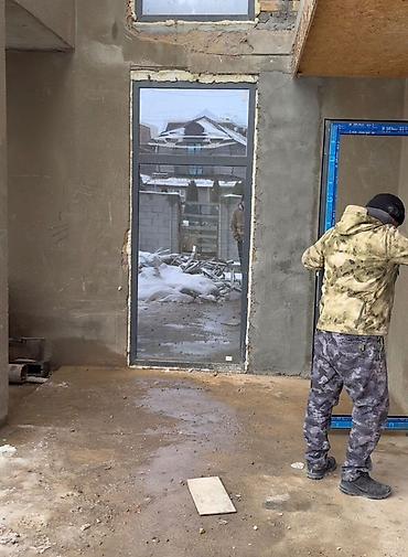 Готовые алюминиевые окна: Готовое алюминиевое окно, Тип окна: Витражные, Декоративные особенности: Фрамуга, Б/у, Без установки, Без рассрочки — 8