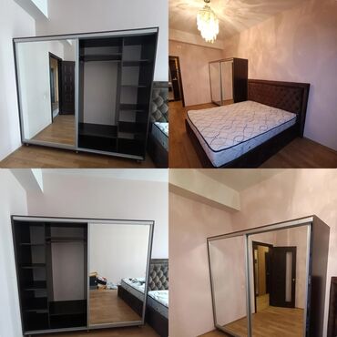 купить бу шкаф для одежды: Kupe, 2 qapılı Düz dolab, Qarderob, paltar dolabı