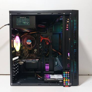 Masaüstü kompüterlər və iş stansiyaları: Oyun üçün Kompüter "RGB Core i5 3470 GT630 1GB 128GB SSD 500GB HDD” — 13
