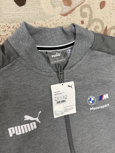 Толстовки: Мужская толстовка, M (EU 38), Puma, Новый, цвет - Серый, Самовывоз