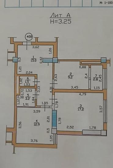 Продажа квартир: 2 комнаты, 64 м², Джал-15 Элитка, 4 этаж — 8