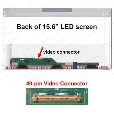 komputer nesilleri: 15.6 led 40pin ekran