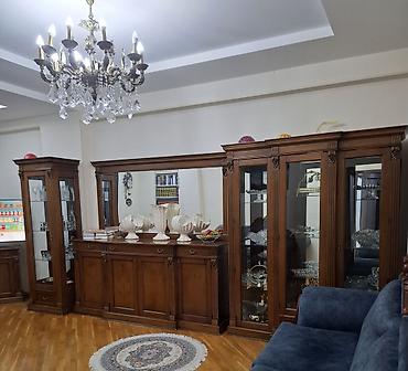 İtaliya istehsalı premium klassik mebel dəsti – 100% təbii qoz