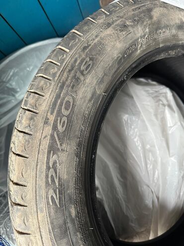 шина 225 60 16: Шины 225 / 60 / R 18, Лето, Б/у, Комплект, Michelin