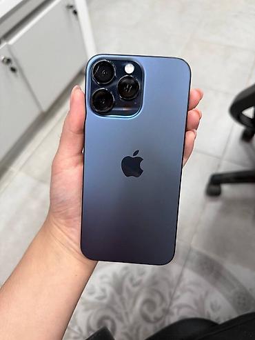 Мобильные телефоны и аксессуары: IPhone 15 Pro Max, Б/у, 512 ГБ, Blue Titanium, Коробка, 77 % — 3