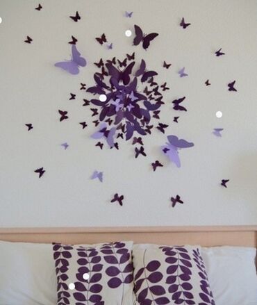 Digər ev dekoru: Əlamətdar günlərinizə gözəlliklər qatın. Kəpənəklər dekoru - qapı — 8