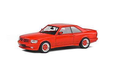 profesionalni mikrofoni: 🔴 Mercedes-Benz 560 SEC AMG Wide Body – Signal Red – 1990 – 1:43 — 1
