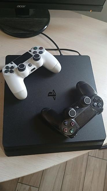 ps3 fat: Почти новый PlayStation 4 Slim (черная) с двумя геймпадами DualShock — 2