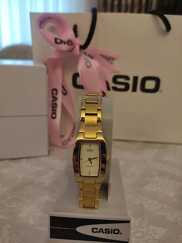 Casio qadın qol saatı Saat az istifadə olunub,incə biləkli xanım